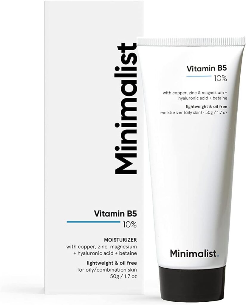 Minimalist 10% Vitamin B5 Face Moisturizer